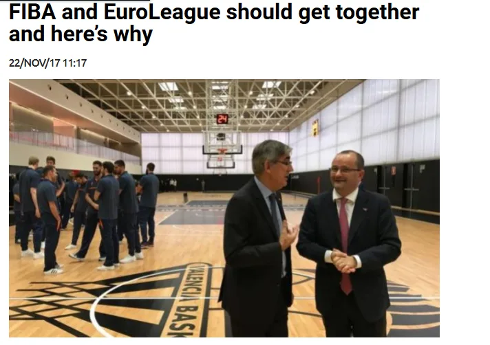 FIBA and EuroLeague should get together and here’s why